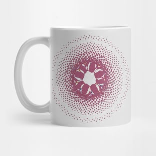 3D Glass Crystal Phyllotaxis Flower Mug